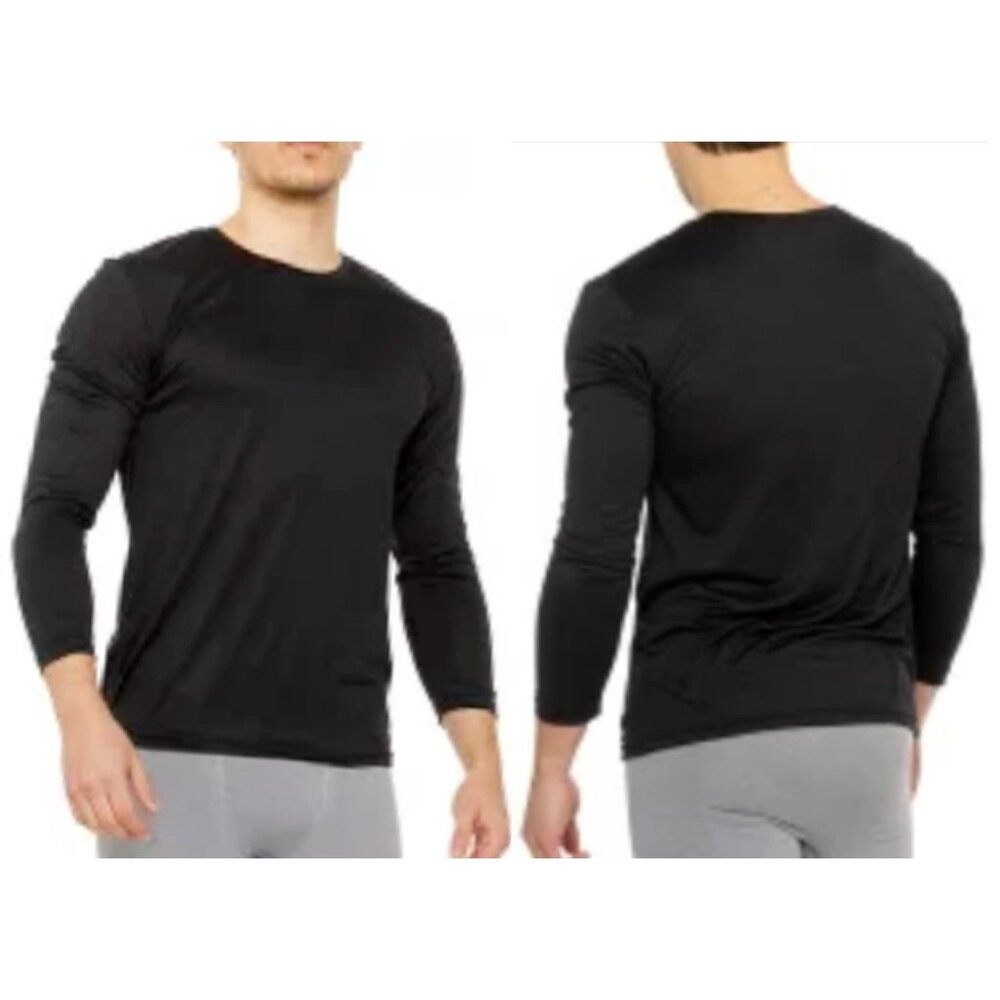 SKORA‎ Run Real Men's Black Loungewear Tee Long Sleeve Size XL NWT